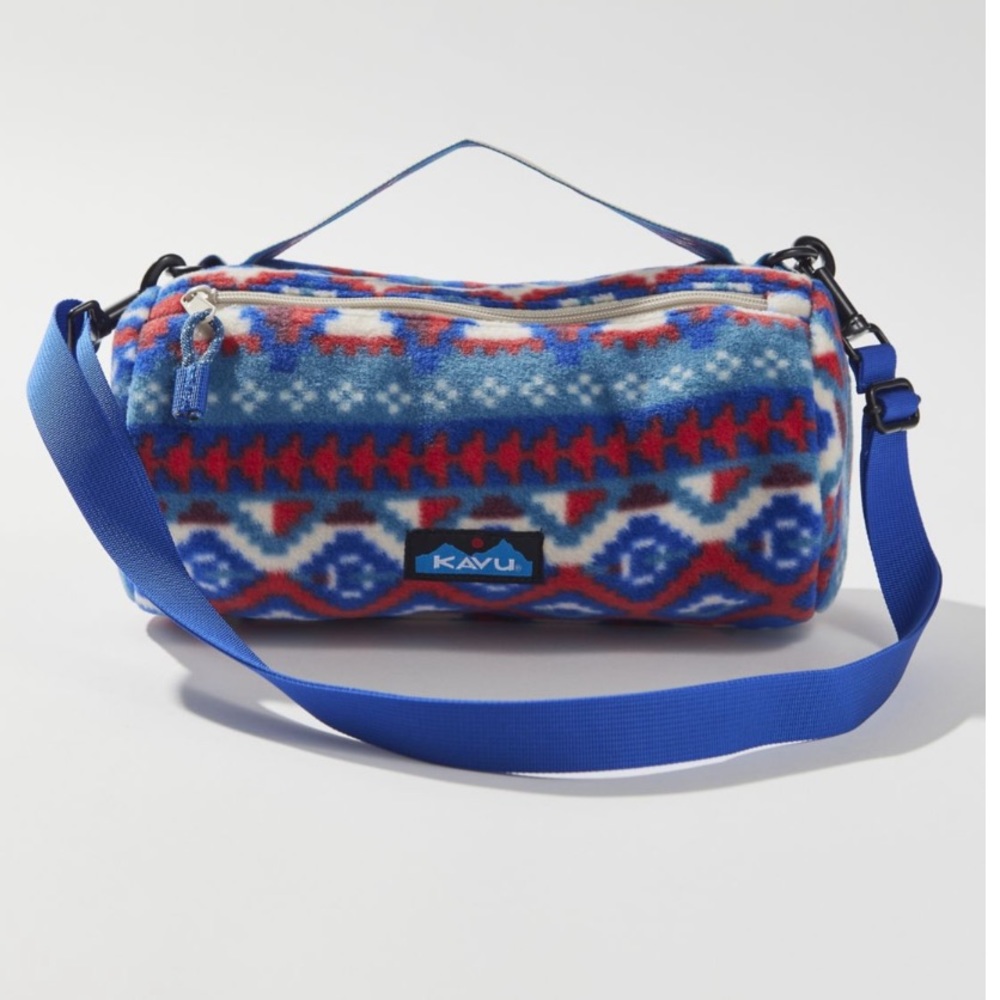 KAVU Soft & Cozy Fleece Barrel Bag